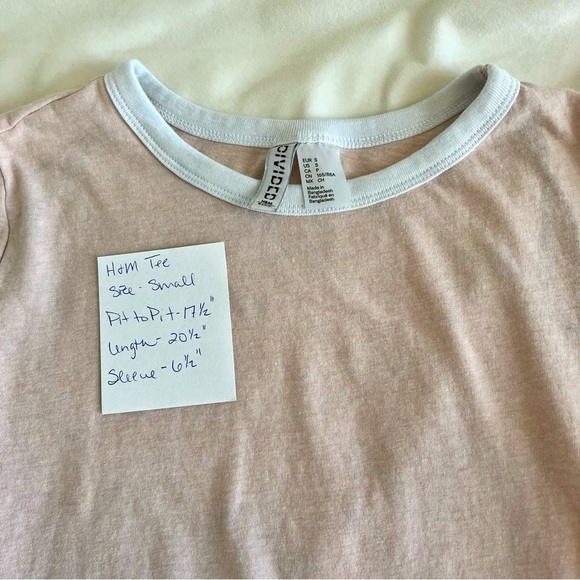 H&M baby Tee Light Pale Pink - Picture 5 of 5